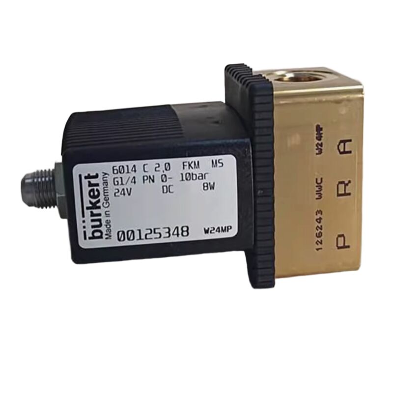 بورکرت 00134240 شیر سولینوئید 6013 عمل مستقیم G1/8 2/2 NC 2.5mm سوراخ FKM مهر بدن مس 24VDC 8W 0-10bar