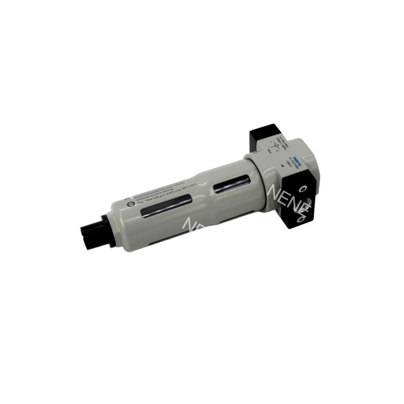 فیلتر رگولاتور کاملاً خودکار Festo LFR-3/8-D-7-MINI-A 162712 G3/8 40 میکرومتر 0.5-7 بار 1700 لیتر در دقیقه آلیاژ روی با گیج فشار