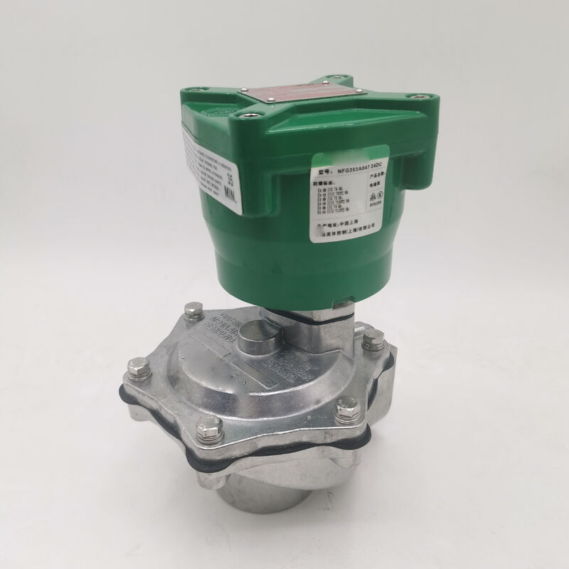 ASCO NFG353A044.24/DC - G1, اندازه سوراخ 27mm, Threaded, بدن آلومینیومی, ATEX, مهر NBR, سری 353 - ASCO گردآورنده پالس