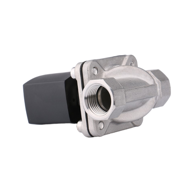 دریچه آب فولاد ضد زنگ 12VDC دریچه الکتریکی مقاوم در برابر خوردگی مناسب برای محیط های صنعتی خشن