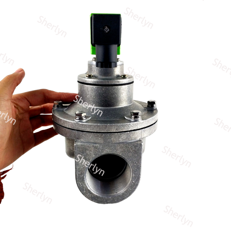 DMF-T-40S BFEC In-line Solenoid Pulse Valve DN40, 1.5 Inch, Optional DC24V AC220V Coil, Dust Collector Spare Part