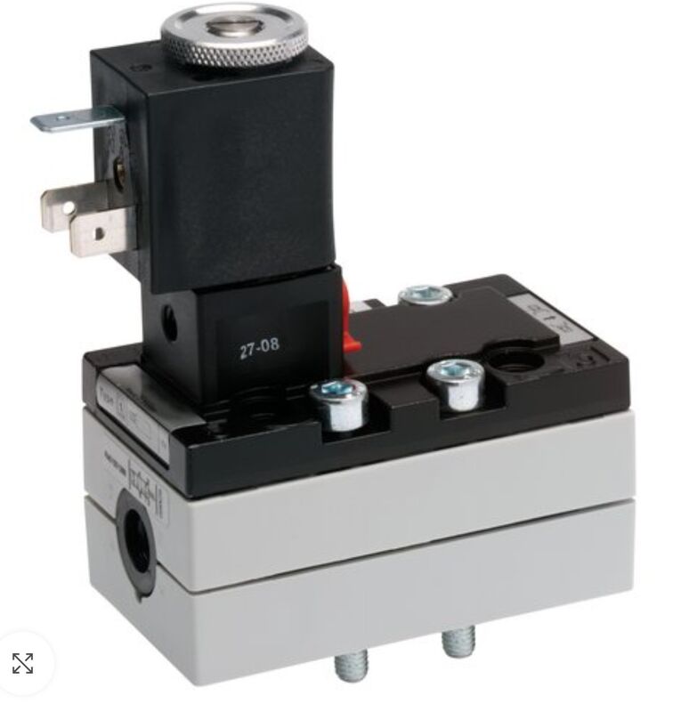 AVENTICS - 5811110000 - دریچه 5/2 جهت، سری 581، اندازه 1 (V581-5/2SR-NONE-I1-1P22-HBX-PA-X-C-T0)