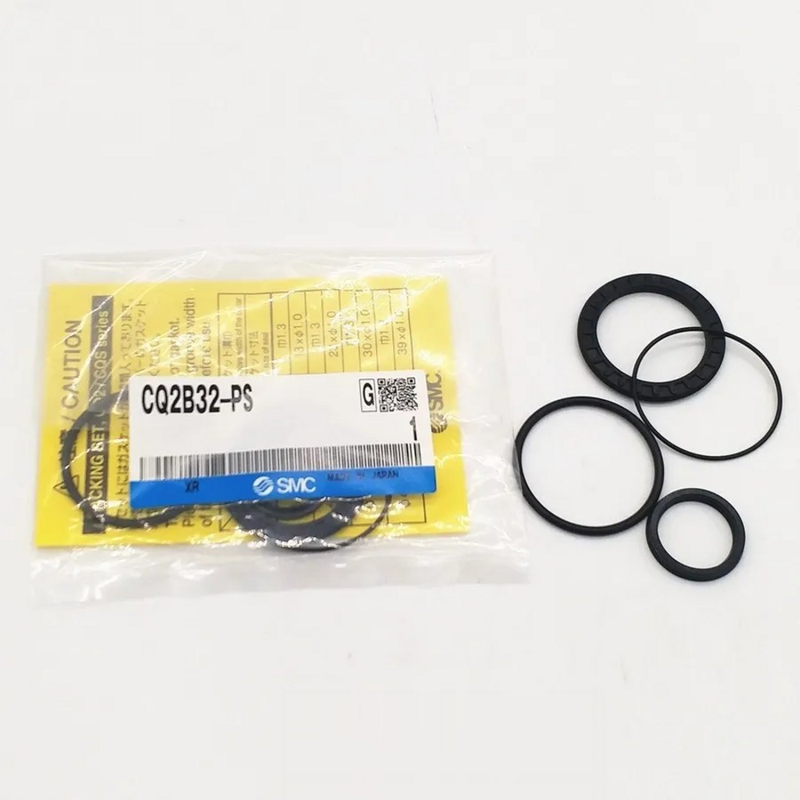 CQMB25 PS Pneumatic Cylinder Seal Set For SMC CQMB 25mm bore flat cylinder High elasticity rubber seals maintain stable clamping force