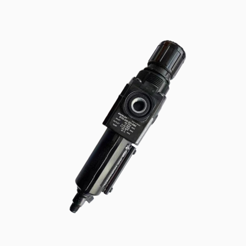 فیلتر هوای پنوماتیک خطی نورگرن F17-A00-A3HG با عملکرد تخلیه خودکار، مطابق با استاندارد هوای ISO8573-1، از ابزارهای پنوماتیک در برابر آسیب خوردگی ناشی از آلودگی محافظت می‌کند