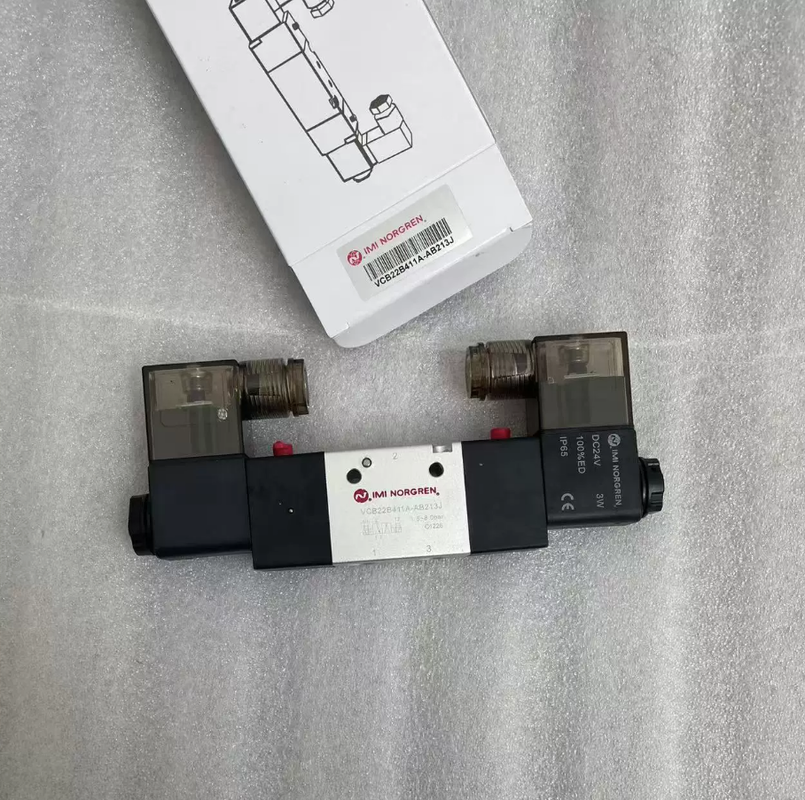 Norgren Pilot Spool Solenoid Valve VCB22B611A-AB213J G1/4 24VDC برای خط مونتاژ OEM