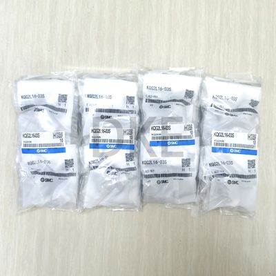 CE SMC KQG2L16-03S لوازم لوله پنوماتیک مایع اتصال رشته ای SS316