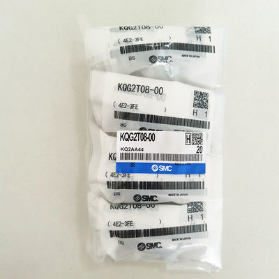 SMC KQG2T08-00 لوله هوایی تی فیتینگ یک لمس لوازم جانبی پنوماتیک O.D. 8mm