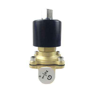 2W160-15 1/2 اینچ آب الکتریکی فولناید دریچه برنج به طور معمول بسته