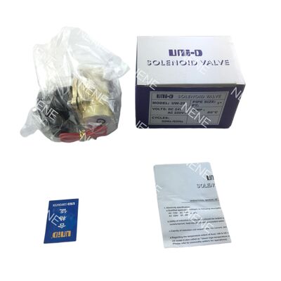 SUW-25 لوله فولاد ضد زنگ شیر سولینوئید پنوماتیک UNID 1" دمای مایع -5 ~ 80