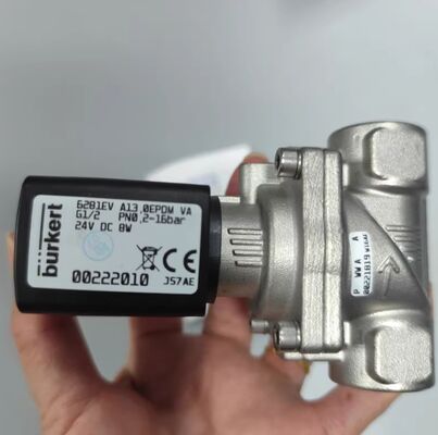 "00322529 "00322530 "00322531 شیر سولناید بورکرت نوع 6281 G1/4 2/2 به طور معمول بسته استیل ضد زنگ AC24V 8W
