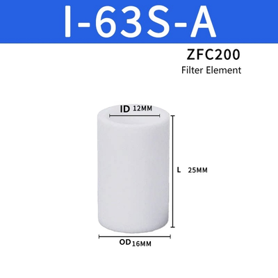 SMC ZFC200 ZFC300 ZFC سری فیلتر مکش خطی ظرفیت نگهداری کثیفی بالا مسدود کردن ذرات ریز کاهش نوسانات خلاء برای تجهیزات پیوسته صنعتی پیک و پلی